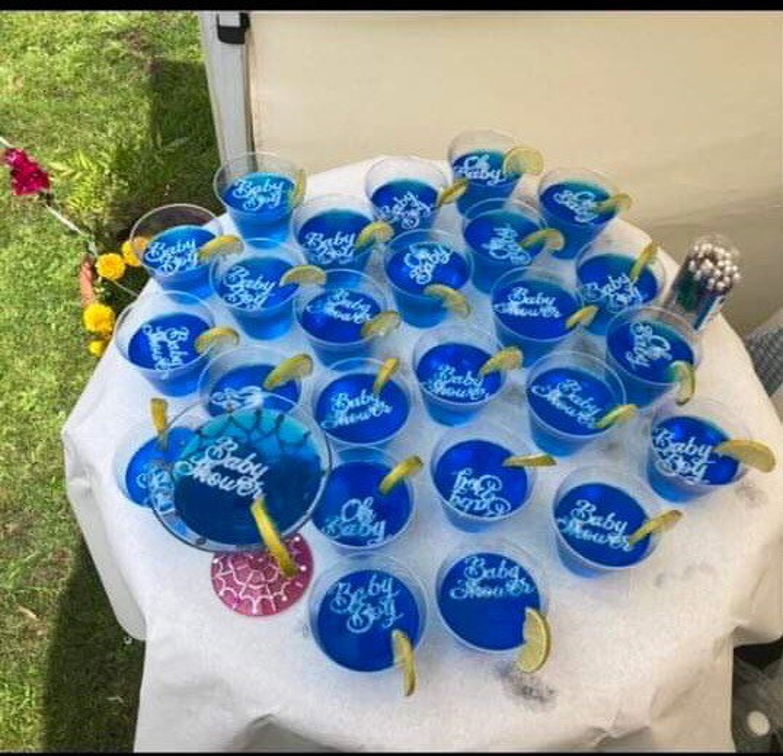 Edible Cocktail Toppers White Party Cocktail Toppers Etsy