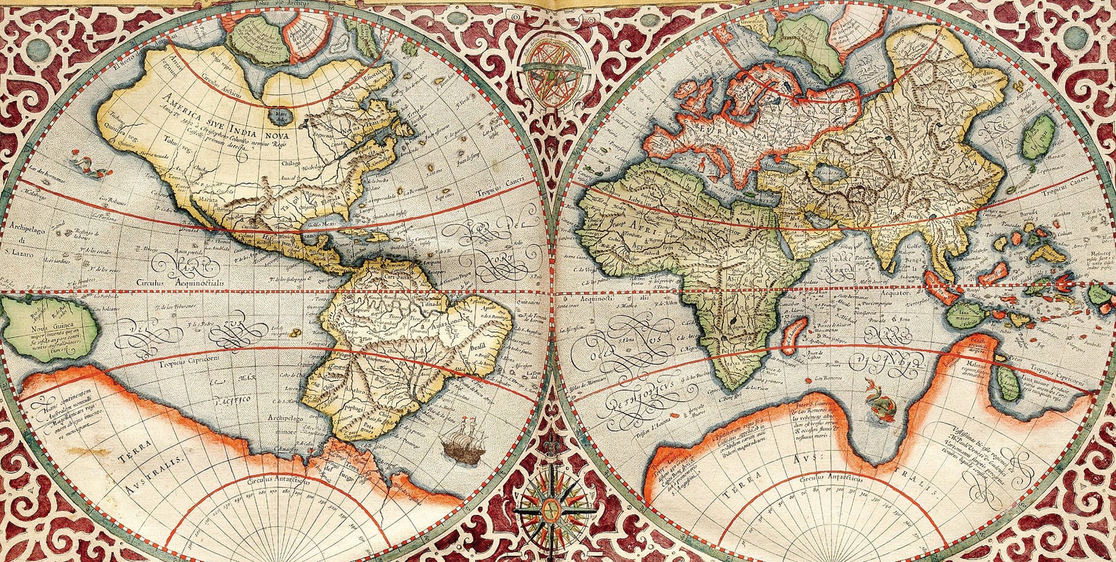 Atlas of Europe Gerardus Mercator. Famous mapmaker. First Etsy