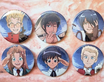 Debandada de botões Trigun de 2,25&quot;