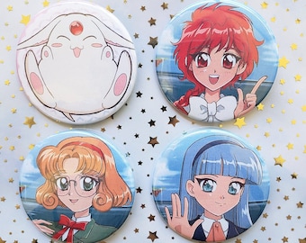 Magic Knight Rayearth 2.25" pinback buttons