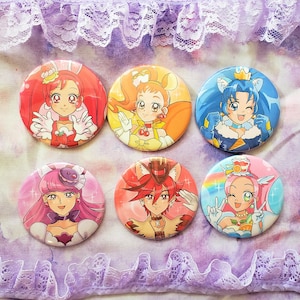 Botones Kira Kira Precure A La Mode de 2,25"