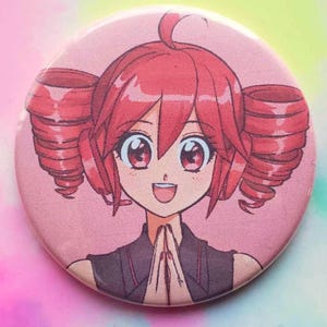 Kasane Teto vocaloid 2.25&quot; button