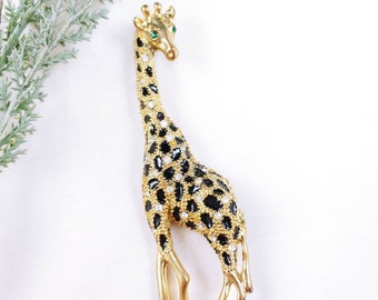 African giraffe brooch or pendant