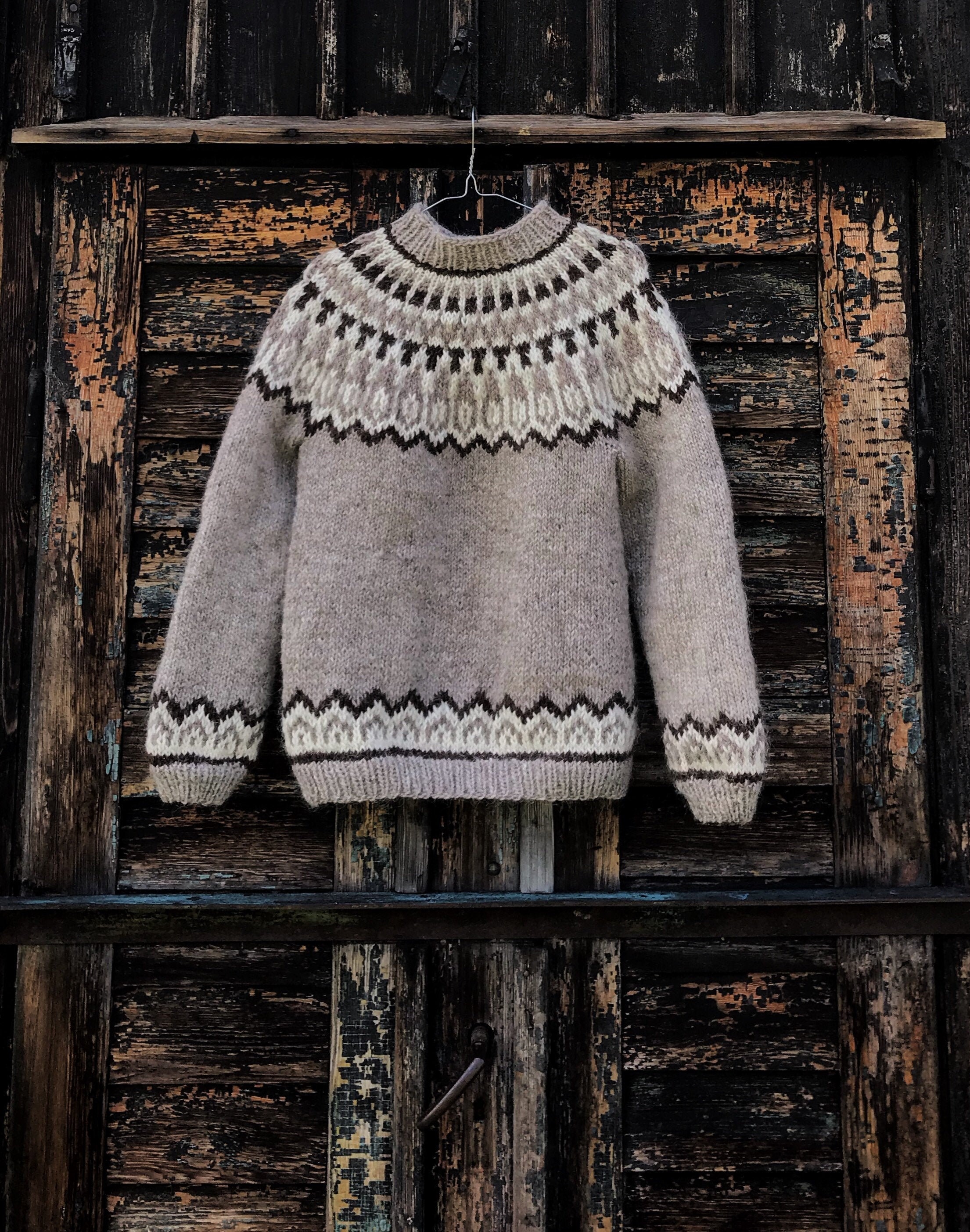 Authentic Icelandic LOPAPEYSA Icelands famous wool sweater Etsy