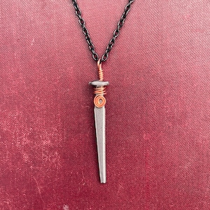 Genuine Coffin Nail Necklace