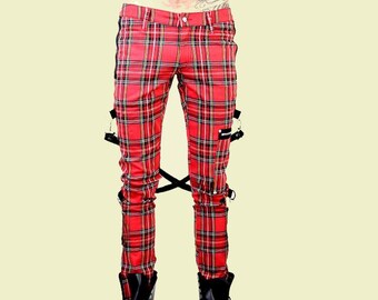 red checked pants mens