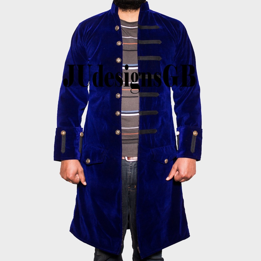 Royal Blue Velvet Jacket Velvet Jacket for Unisex Velvet Etsy