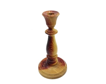 Vintage Wooden Candle Holder