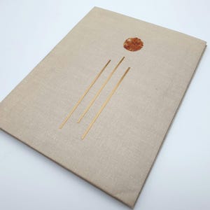 Carpeta de diplomas de la URSS de la década de 1960 (cartón con decoración de tela y ámbar)