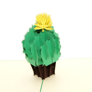 Cactus 3D Pop Up Card, Succulente biglietto di compleanno, Popup Card, biglietto di auguri, 3D Popup Card, 3D Popup biglietto di auguri,