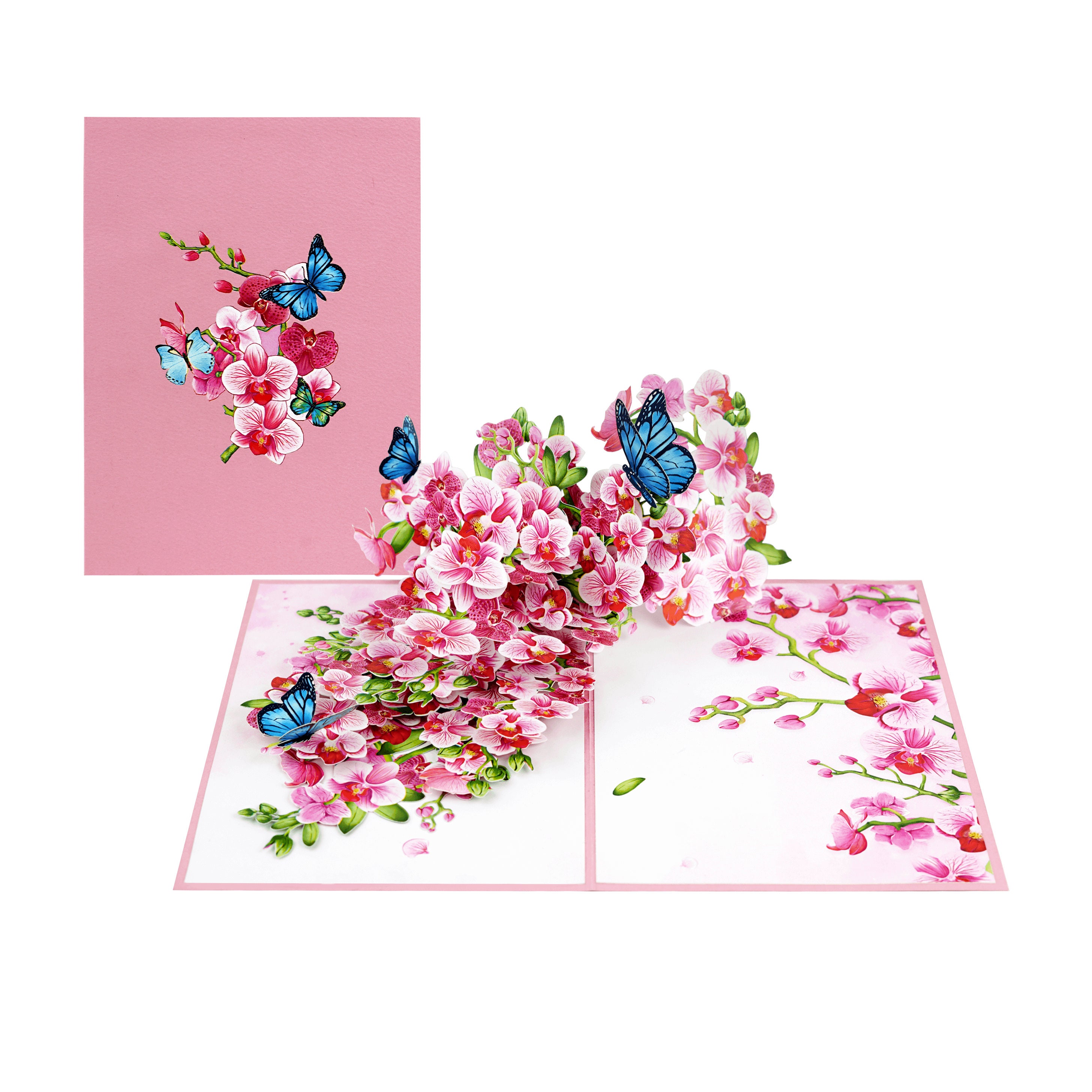 3D Pop-Up Blumenkarte – Handgemachte Klappkarte Für Geburtstag, Muttertag, Dankeschön Oder Gutscheine