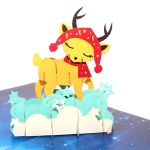 Rendier 3D Pop-up kaart