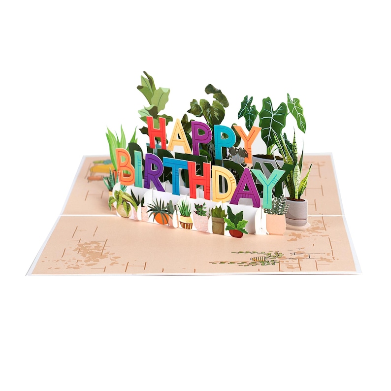 3D Flower Pop up Birthday Card: Colorful Floral Greeting Card - Etsy Canada