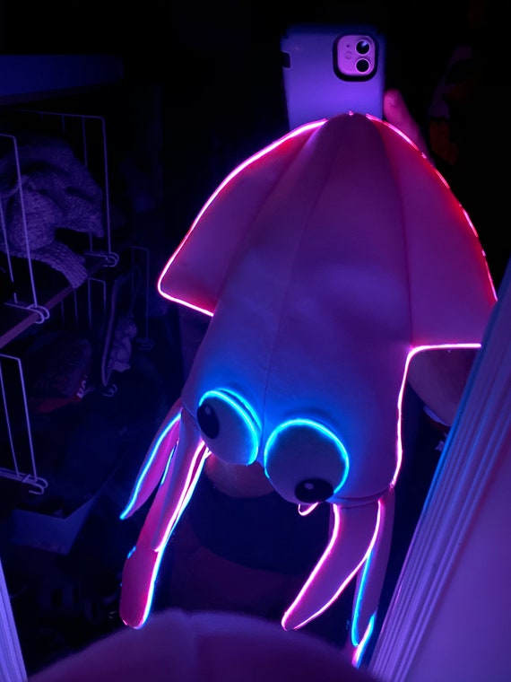 light up squid hat