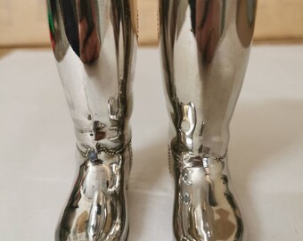 ebay silver boots