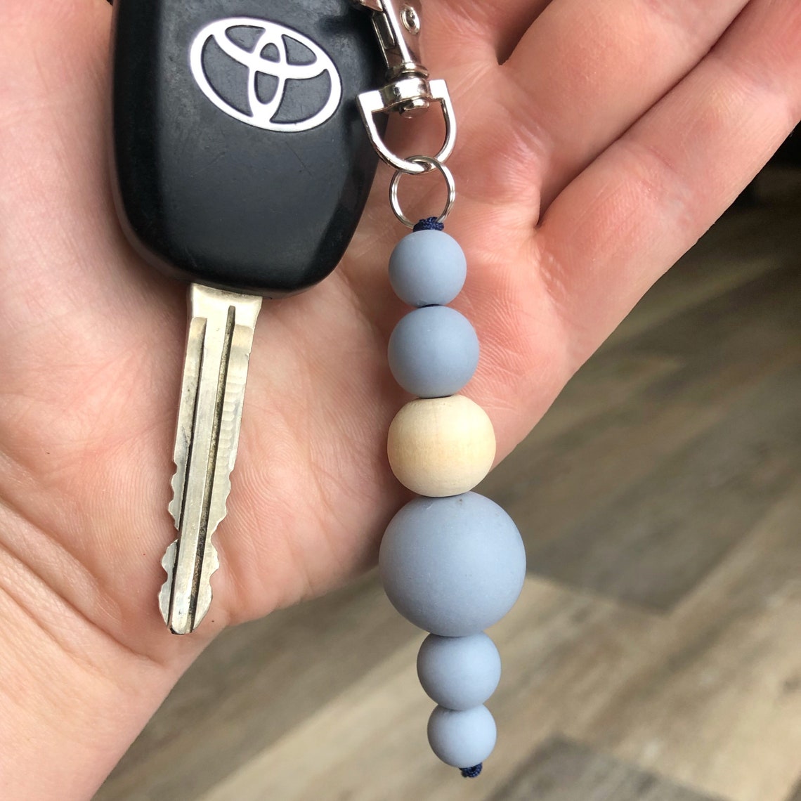 Minimalist Keychain Beaded Keychain college student gift Etsy