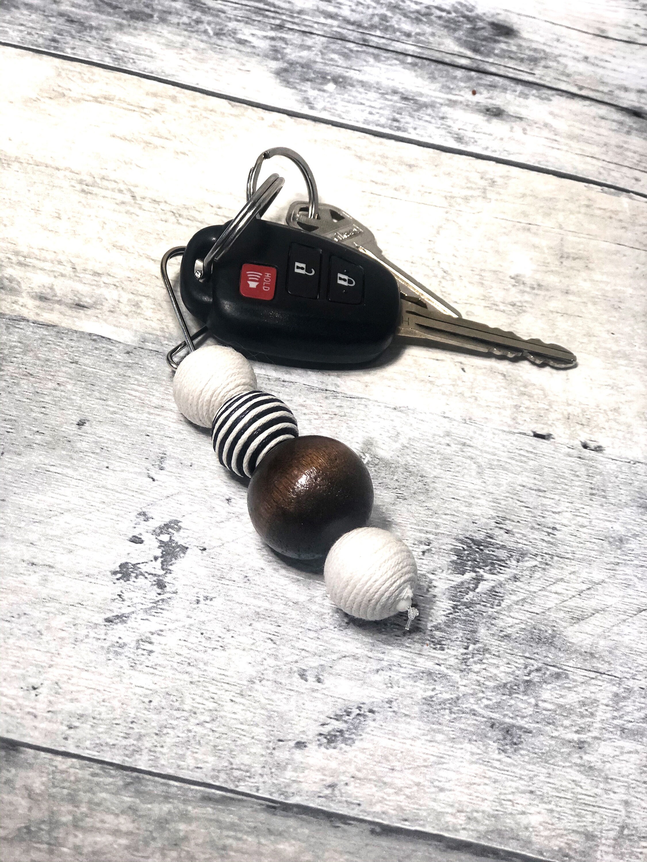 Minimalist Keychain Beaded Keychain Keychains for Women Etsy