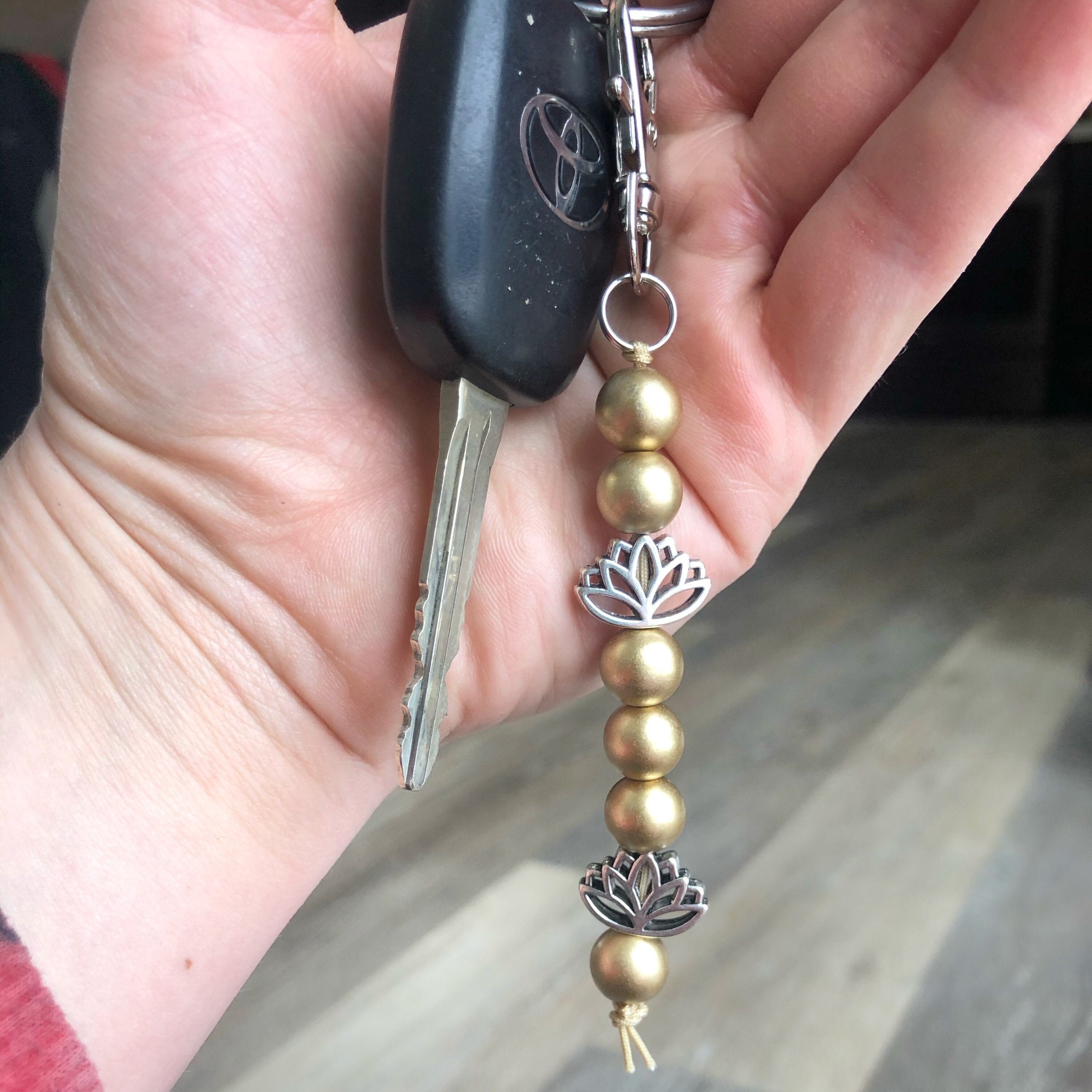 Minimalist Keychain Beaded Keychain Keychains for Women Etsy