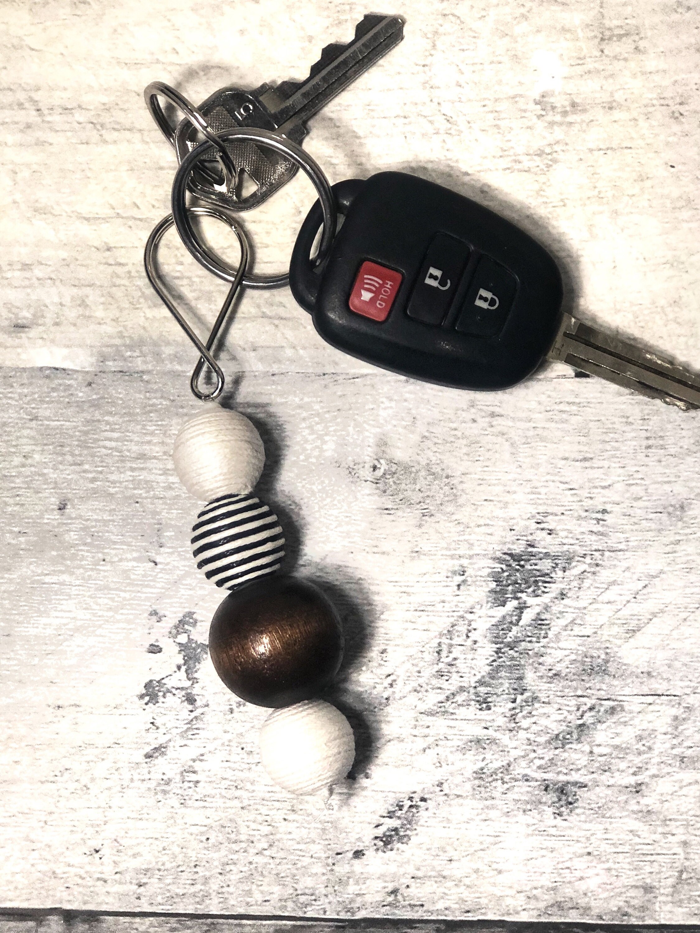 Minimalist Keychain Beaded Keychain Keychains for Women Etsy