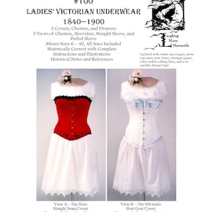 100 Ladies&#39; Victorian Corsets and Underwear - Laughing Moon Mercantile
