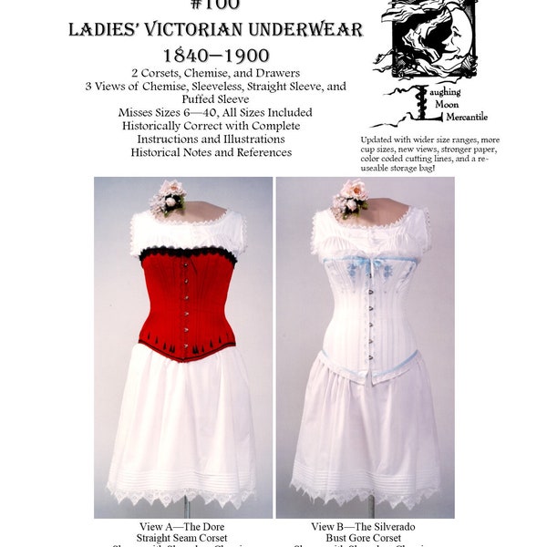 100 Ladies' Victorian Corsets and Underwear - Laughing Moon Mercantile