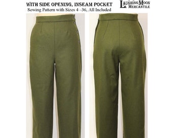 141 Ladies Classic Fit Trousers w/Medium Wide Legs