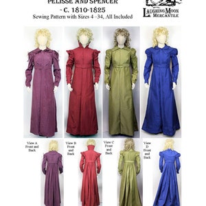 137 Regency Spencer und Pelisse oder Redingote Digital Download