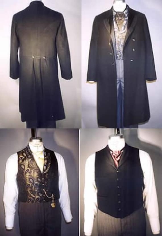 109 Victorian and Edwardian Single and Double Breasted Frock 109 Victorian and Edwardian Single and Double Breasted Frock