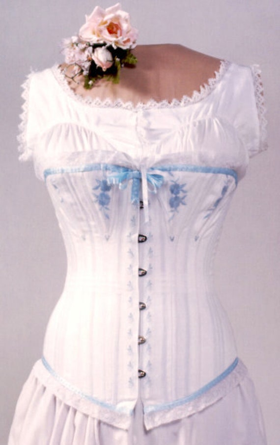 100 Ladies' Victorian Underwear-2 Corset Styles, Chemise and Drawers |  Laughing Moon Merc