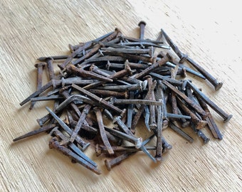 37 Antique 3\u201d nails vintage nails reclaimed square nails salvaged 12 pound