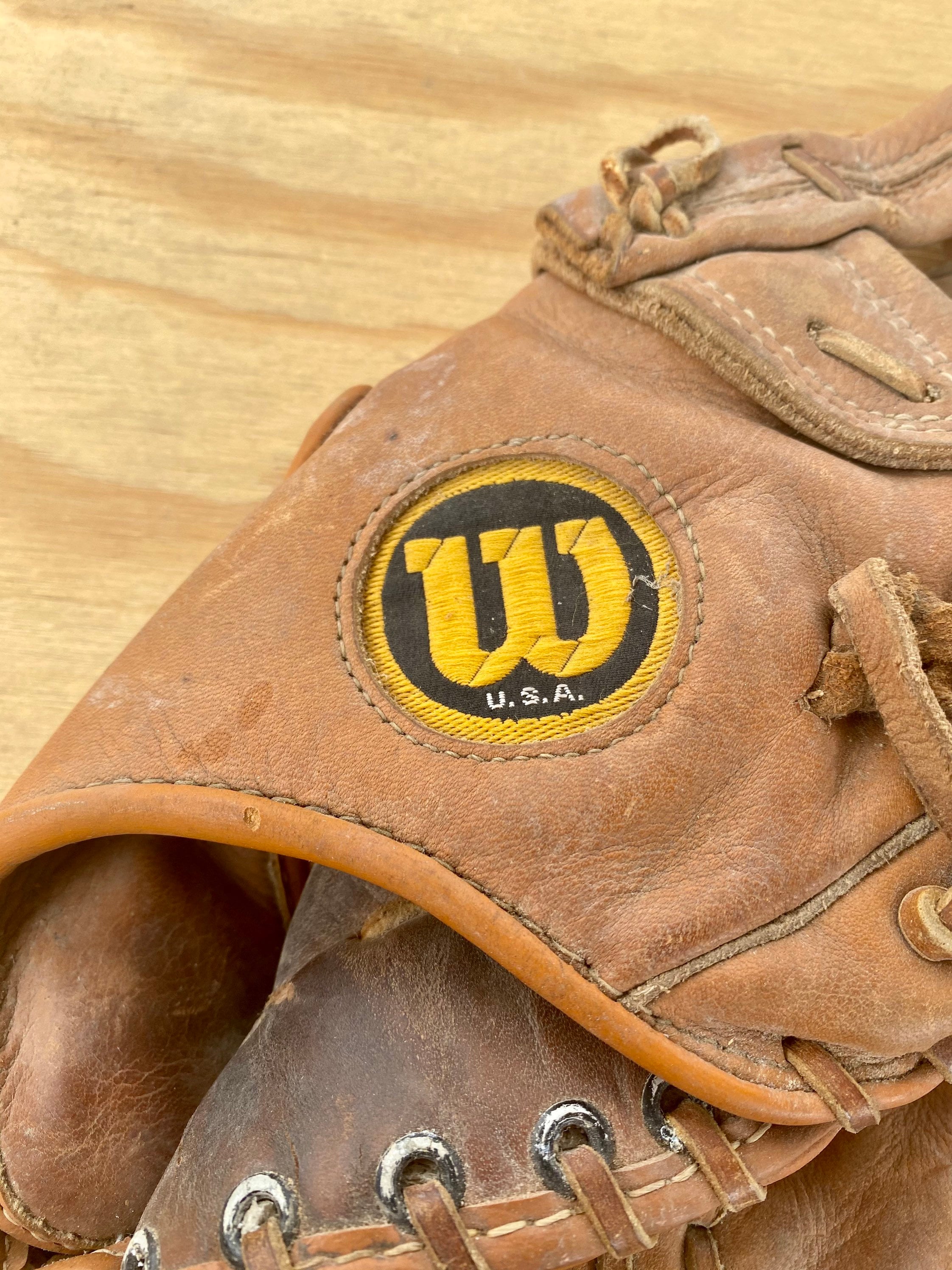 Used Wilson Baseball Glove Vintage Etsy