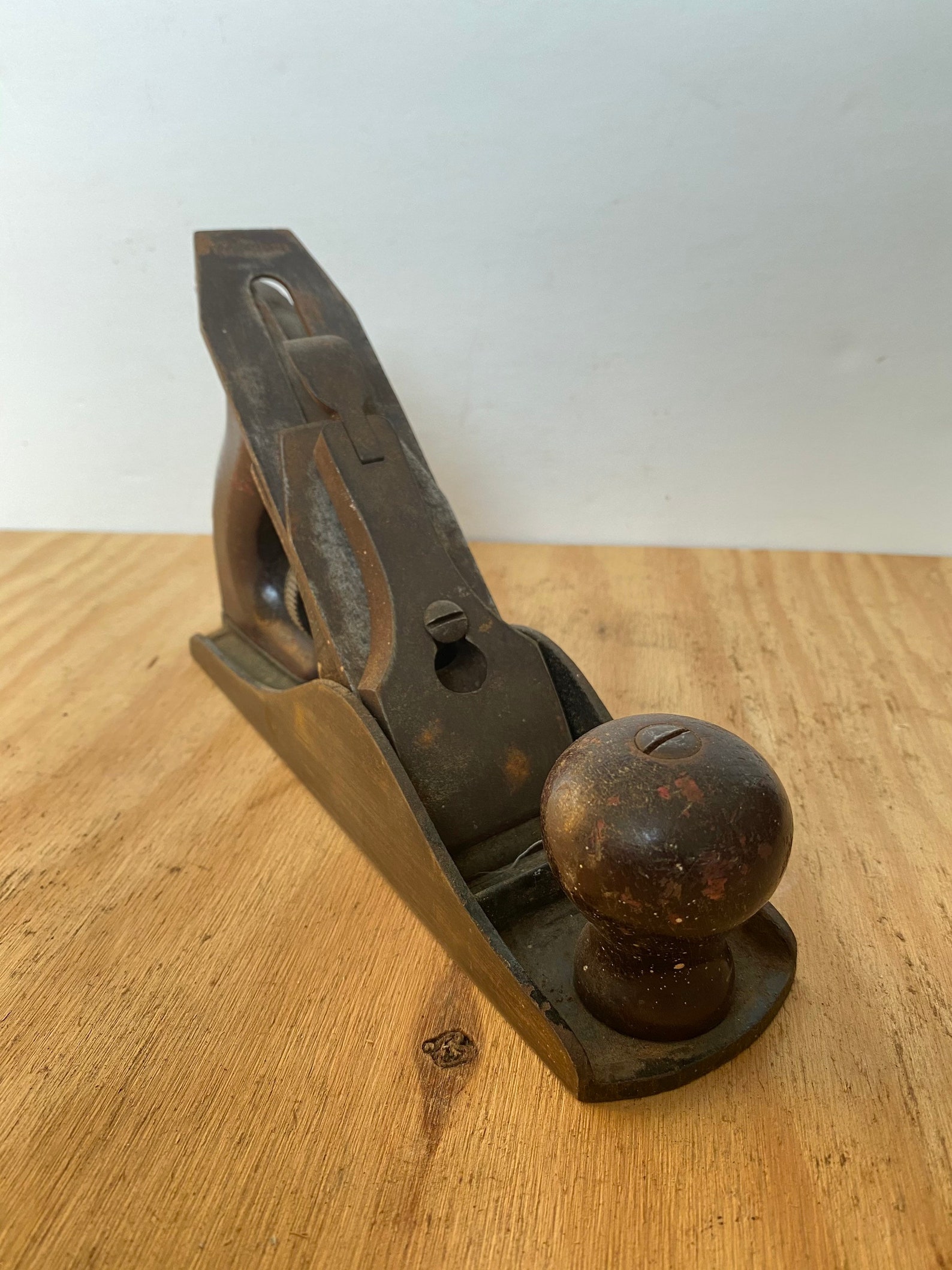 Vintage Smooth Hand Plane & Wards Master Marked Blade Etsy