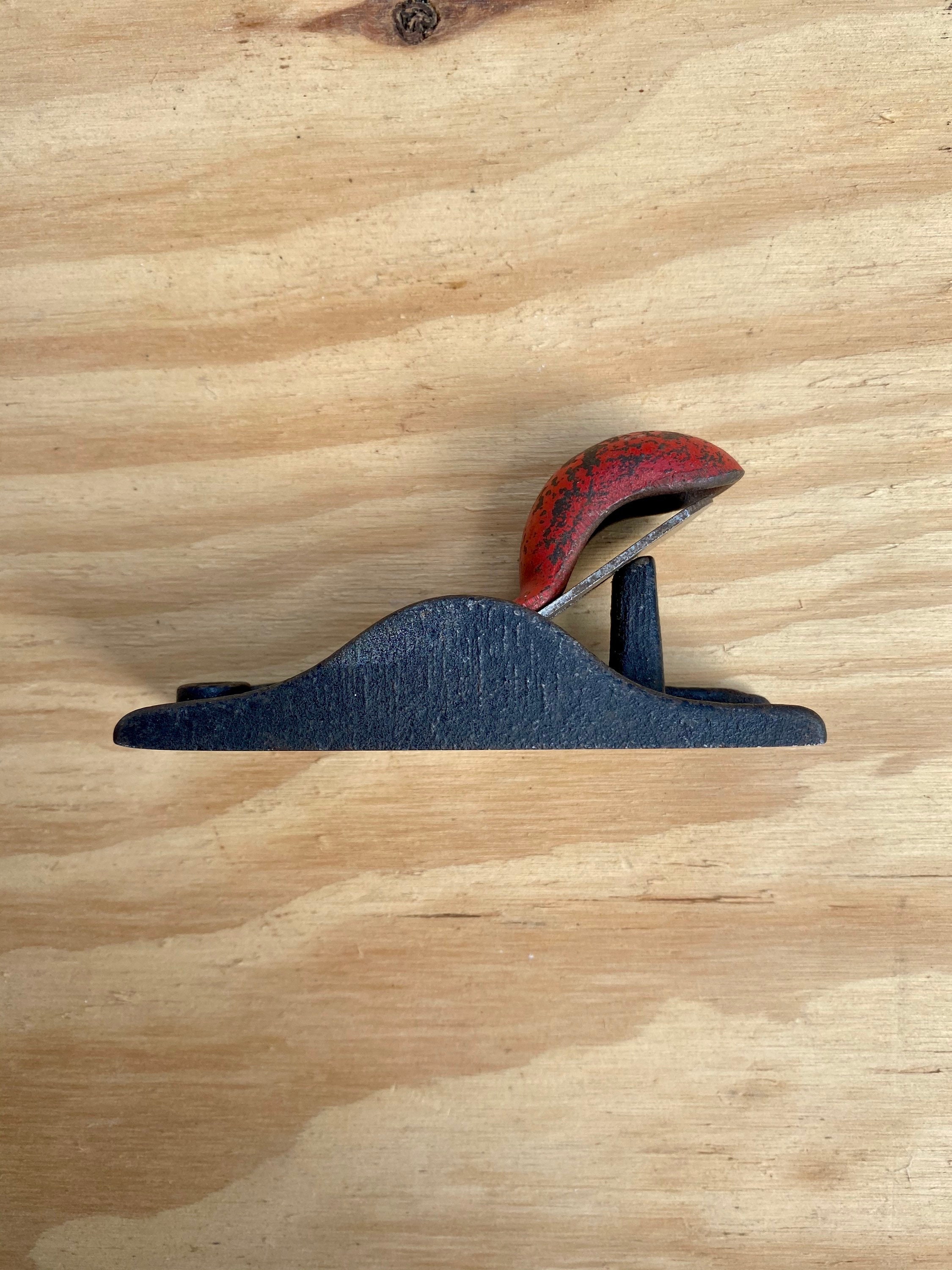 Pequeño rojo & azul Vintage bloque plano | Etsy