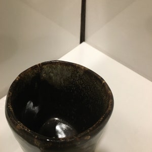 Small Dark Glazed Cup