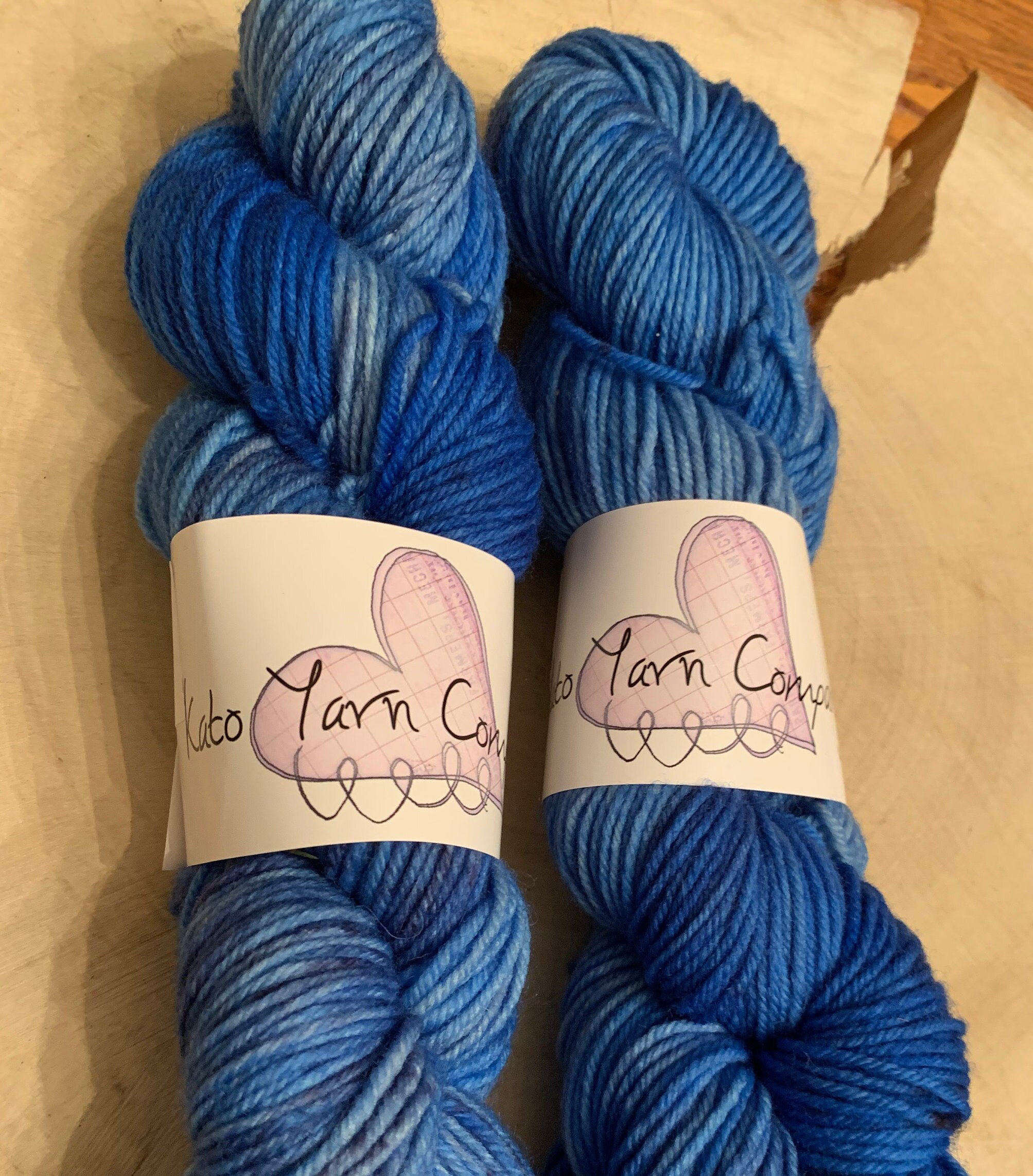 Hand Dyed Yarn Worsted NonSuperwash Etsy