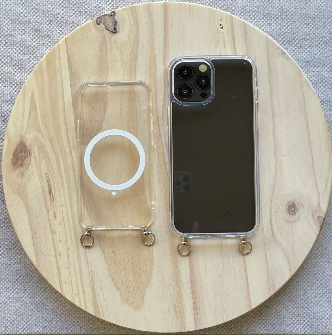 IPhone Clear Case With Rings for Phone Chain or Strapmagsafe Case With