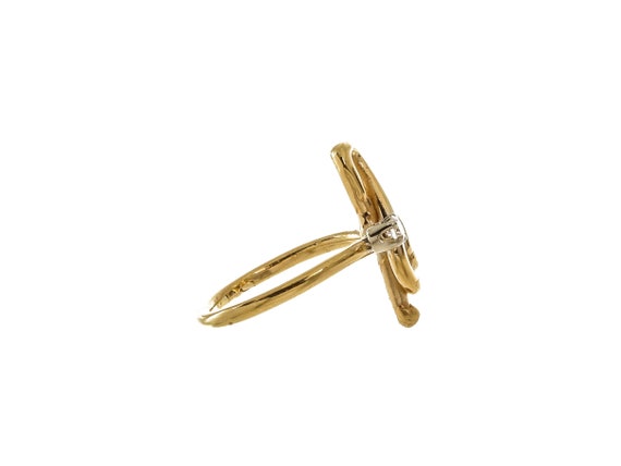 14k Solid Gold Music Note Ring - Size 2 3/4 - image 4
