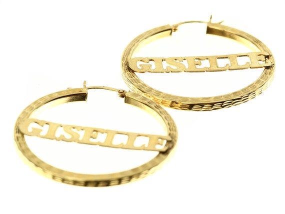 Giselle Hoops 14K Solid Gold Earrings - 14K Solid… - image 2