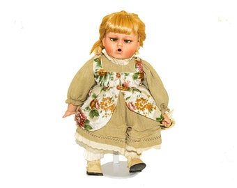 Collectible Memories Annie Antique Doll 16" - Tall Blonde Hair Brown Eyes