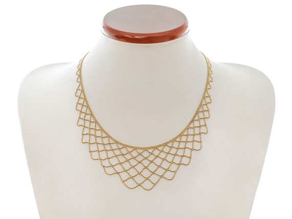 Classic 14k Solid Yellow Gold Bead Chain Necklace… - image 5