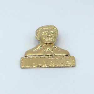 Antique Name Malverde Name and face Men Pendant - 10k Solid Yellow Gold - MR68 / O