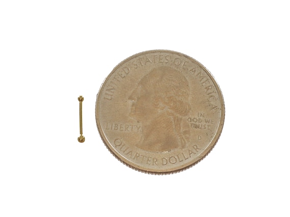 14k Solid Gold Dot Nose Ring: Minimalist Design - image 3