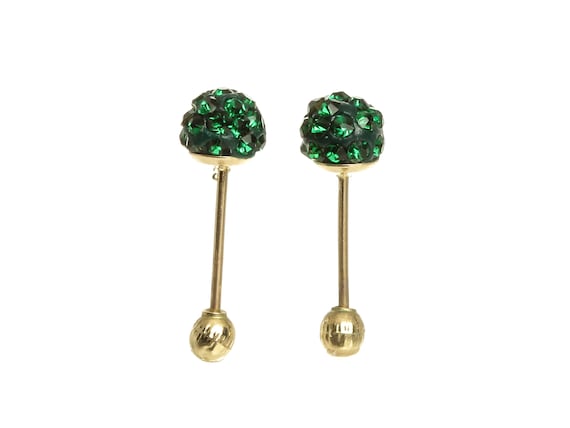 Simple Multiple Green Polished Cubic Zirconias Ba… - image 4