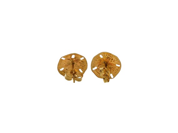 Sophisticating 14k Solid Gold Fashion Design Stud… - image 3