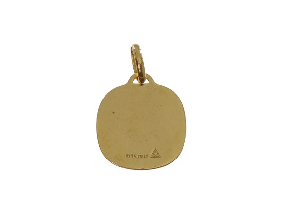 Gorgeous 14k Solid Gold Square-Shaped Baby Baptis… - image 2