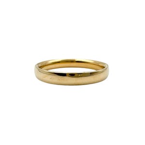 Band Fashion Band - 18k Solid Yellow Gold Ring  Size 91/2 - MJ69 / D