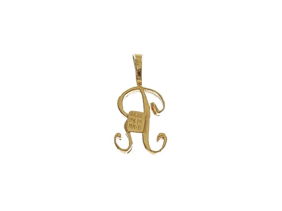 Adorable 14k Solid Gold Letter 'R' Personalized P… - image 2