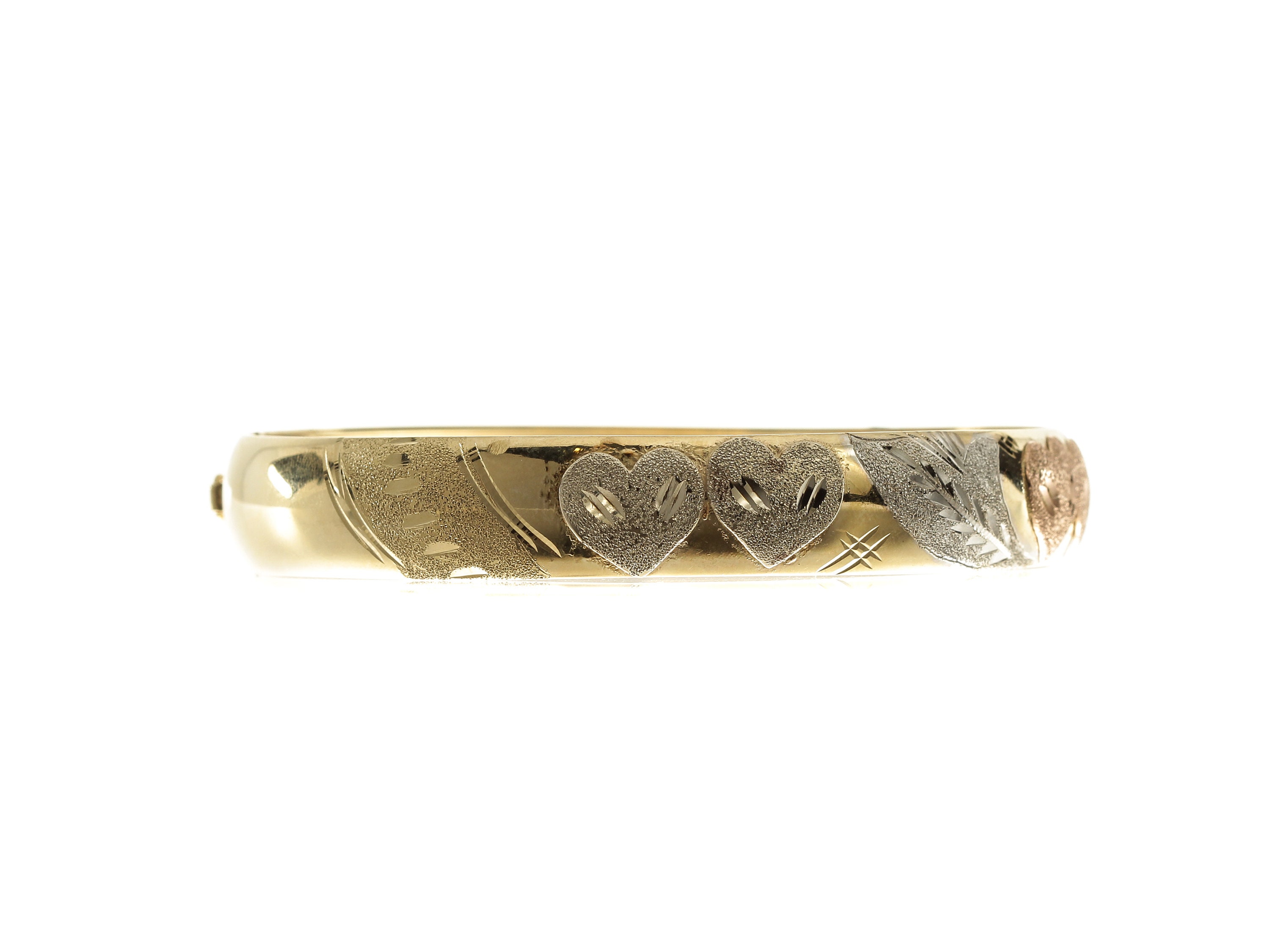 Tri color 2024 bangle bracelet
