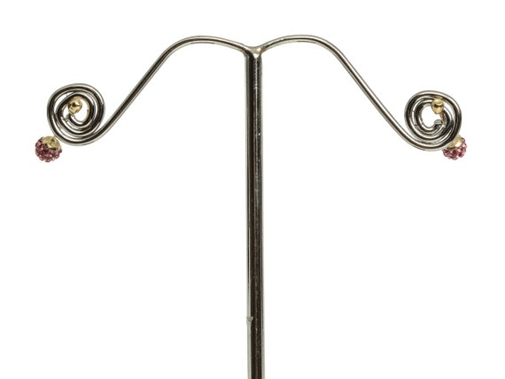 Simple Multiple Pink Polished Cubic Zirconias Bal… - image 6