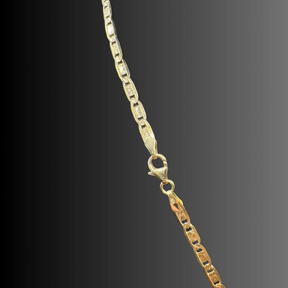 Beautiful 10k Solid Yellow Gucci Chain Necklace -… - image 3